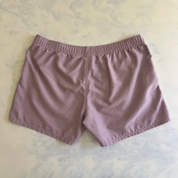Reebok 90's Purple & White Mid Length Athletic Shorts - Picture 2 of 7